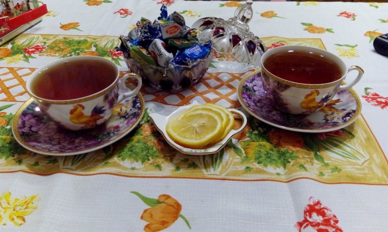 Красивое чаепитие