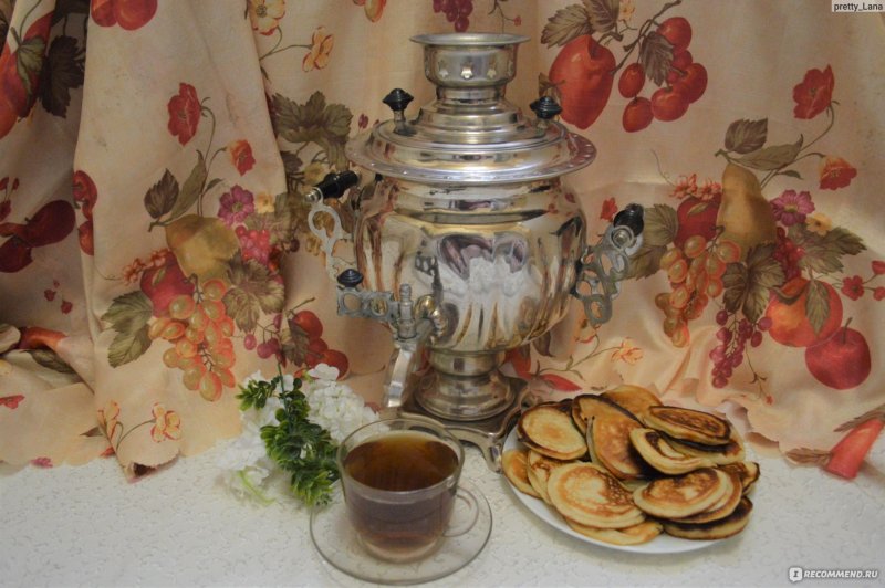 Чай из русского самовара
