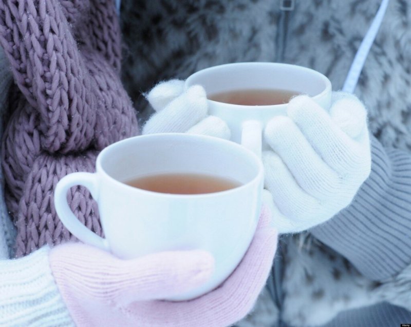 Зимний утренний чай