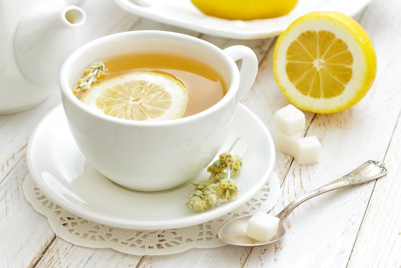 Чай с лимоном зимой