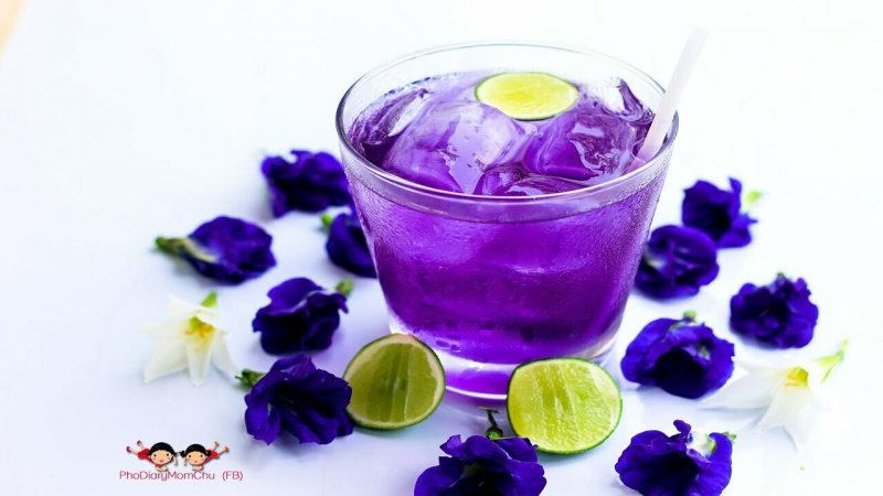Фиолетовый чай