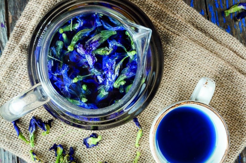 Чай тайский синий Анчан, 100 г