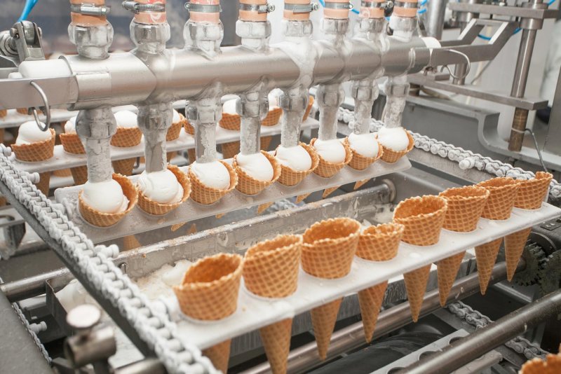Чистая линия завод мороженого