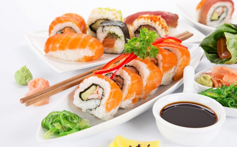 Япония суши еда