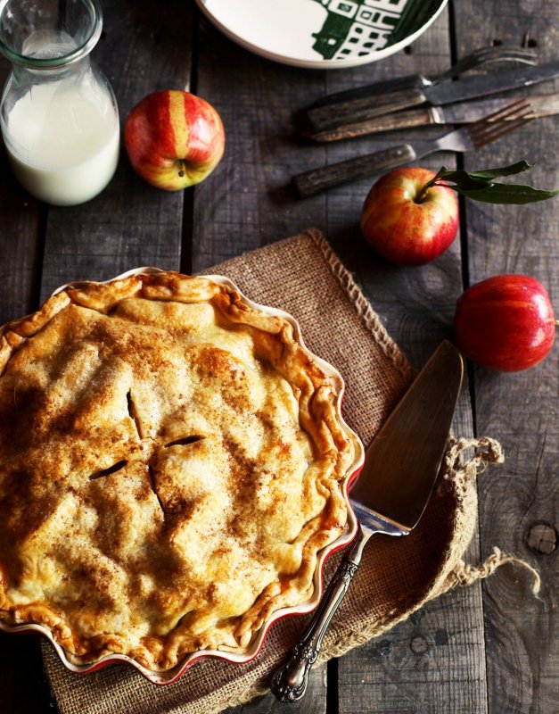 Яблочный пирог осень