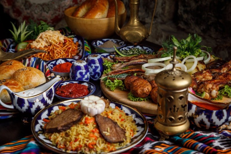 Узбекистан Чайхона кухня