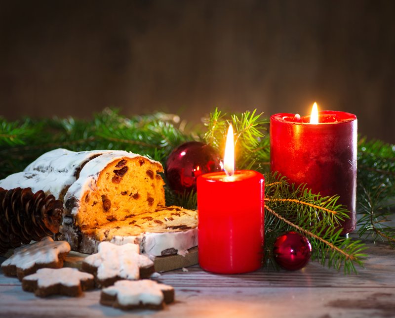 С Рождеством Христовым свечи