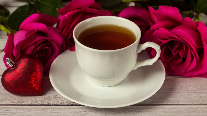 Чай с розой