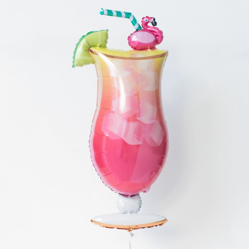 Коктейль розовый Фламинго алкогольный
