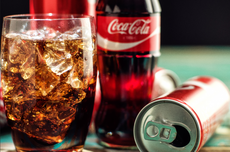Газированные напитки Кока кола