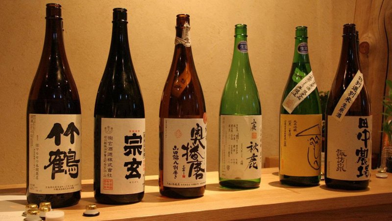 Японская рисовая водка саке