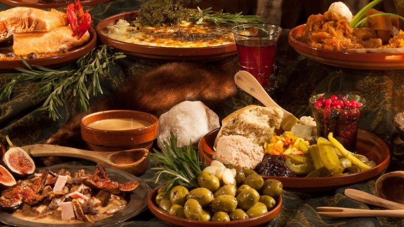 Пища в средневековье