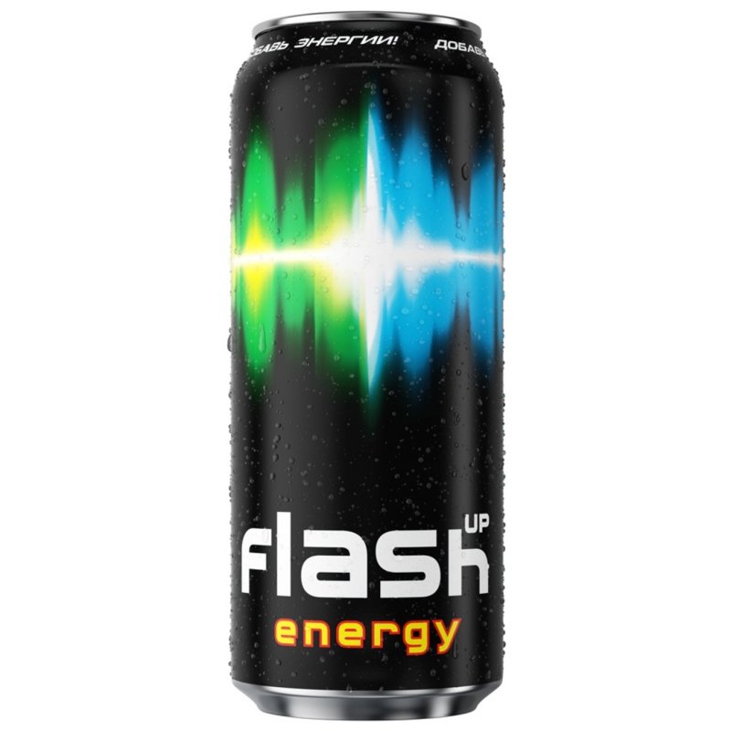 Энергетический напиток Flash up Energy апельсиновый ритм ж/б. 0,45л, 0,45, шт
