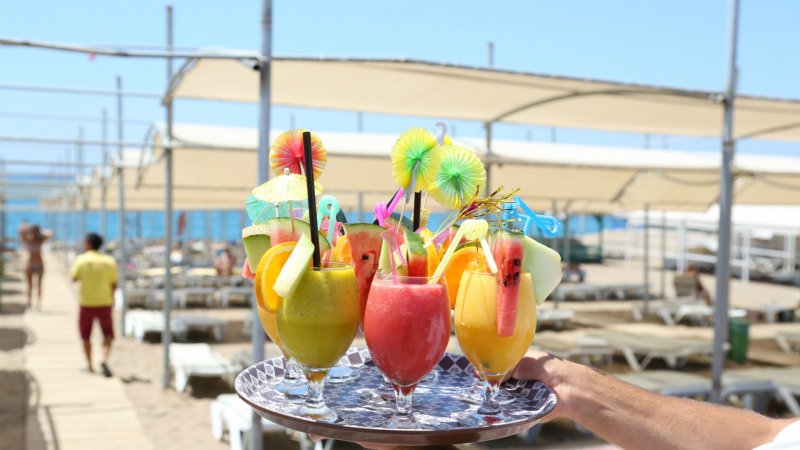 Турция пляж коктейль