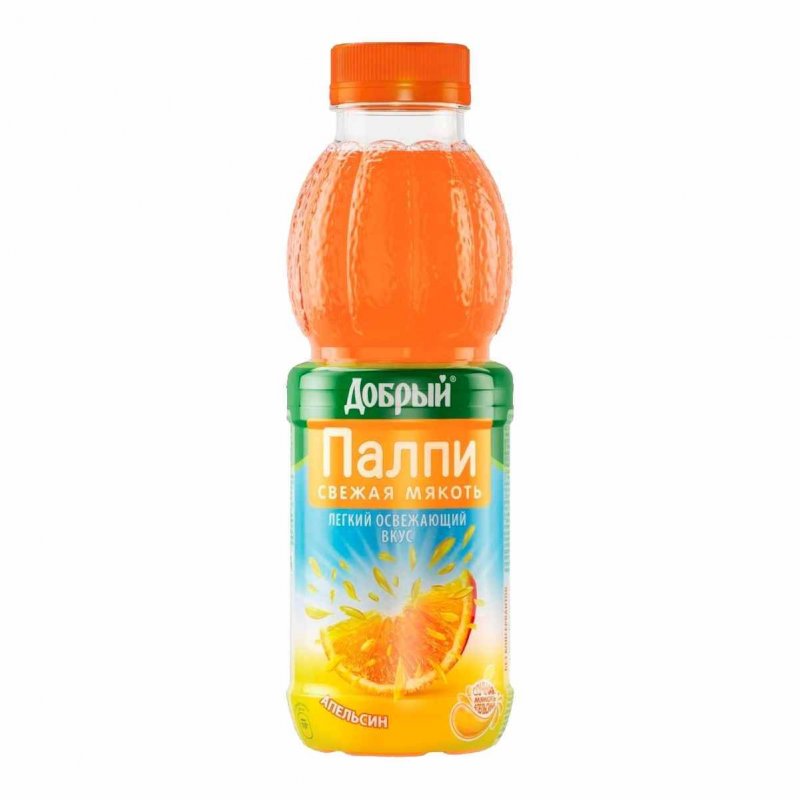 Напиток добрый Палпи апельсин 0,9л