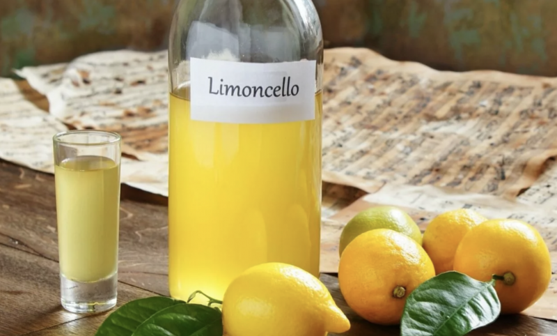 Лимонный ликёр — "Лимончелло" Италия