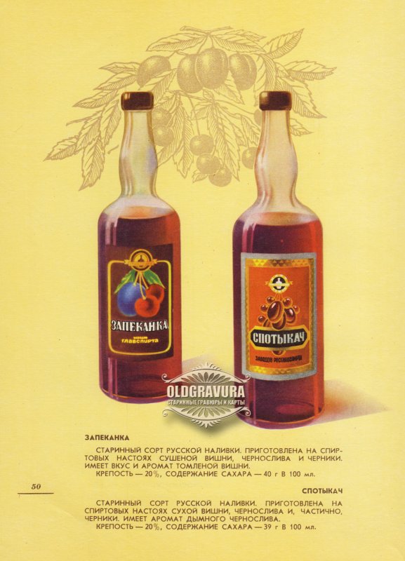 Алкогольные напитки СССР ликеры наливки