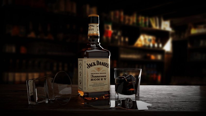 Виски Джек Дэниэлс темный
