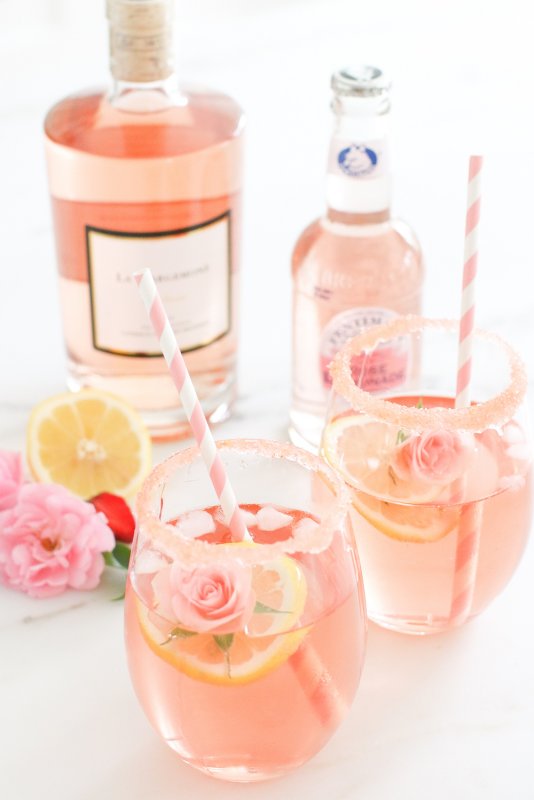 Напитки розового цвета