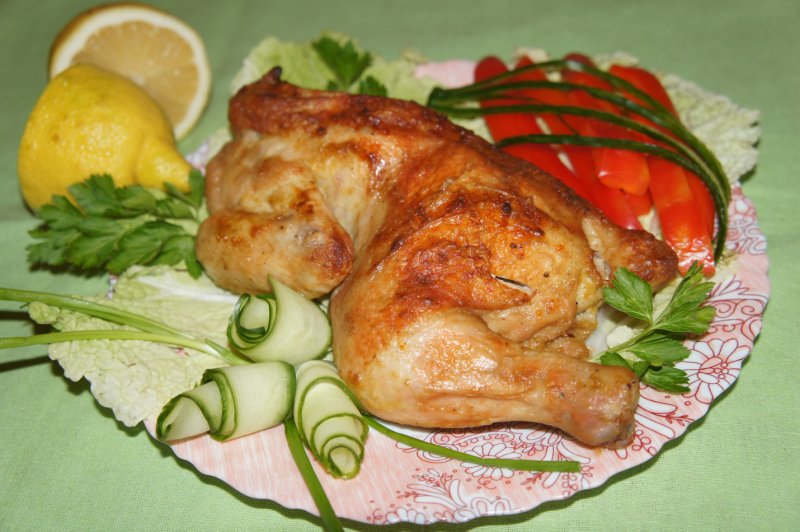 Курица запеченная в духовке
