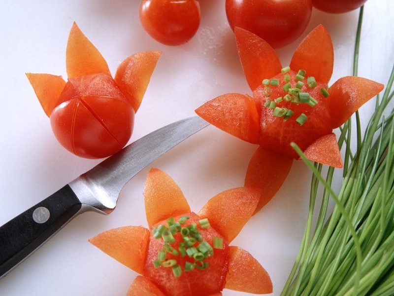 Розочки из морковки