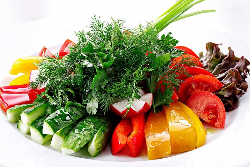 Овощные и фруктовые салаты