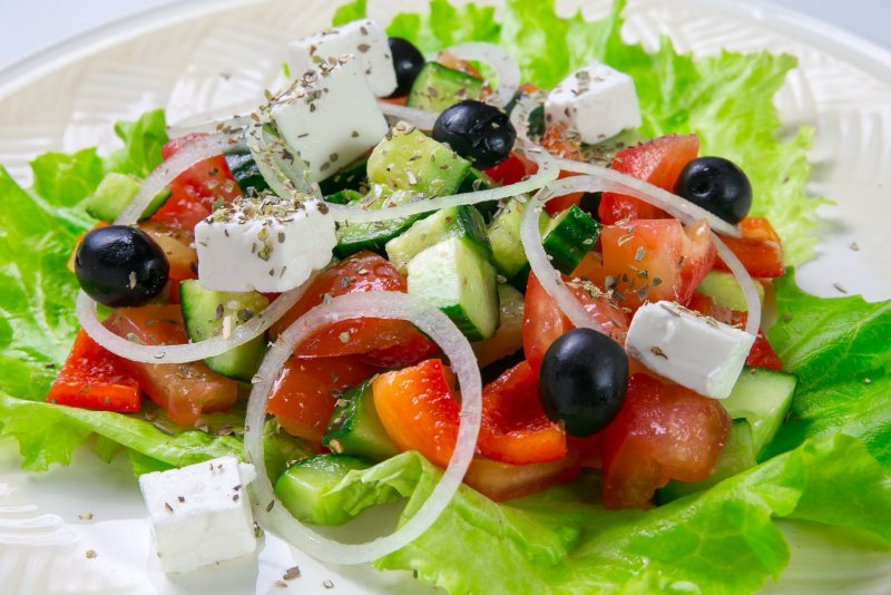 Греческий салат на праздничный стол