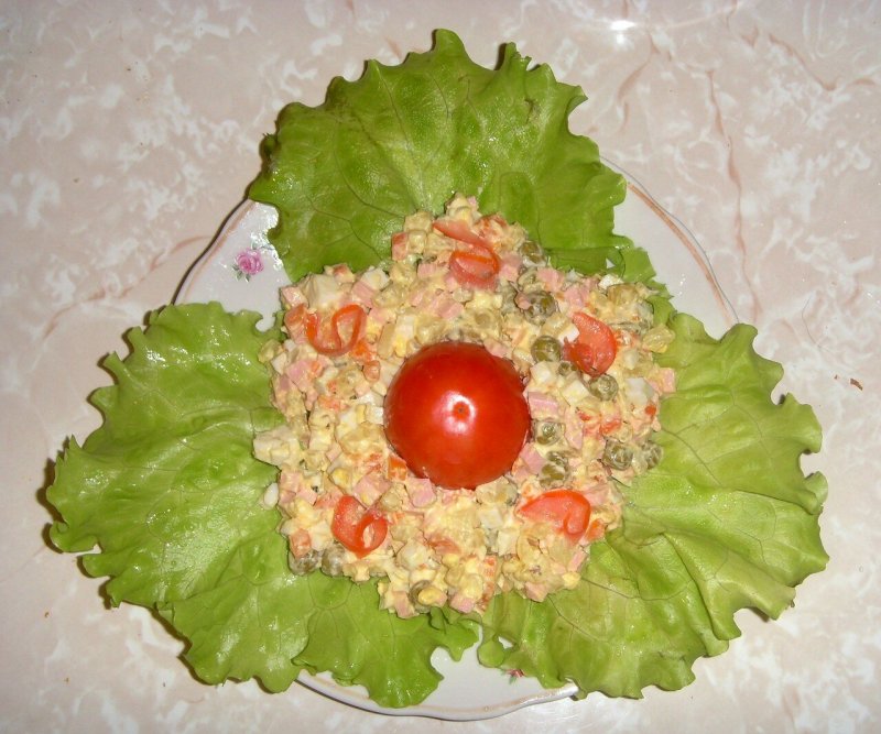 Украшение салатов для детей