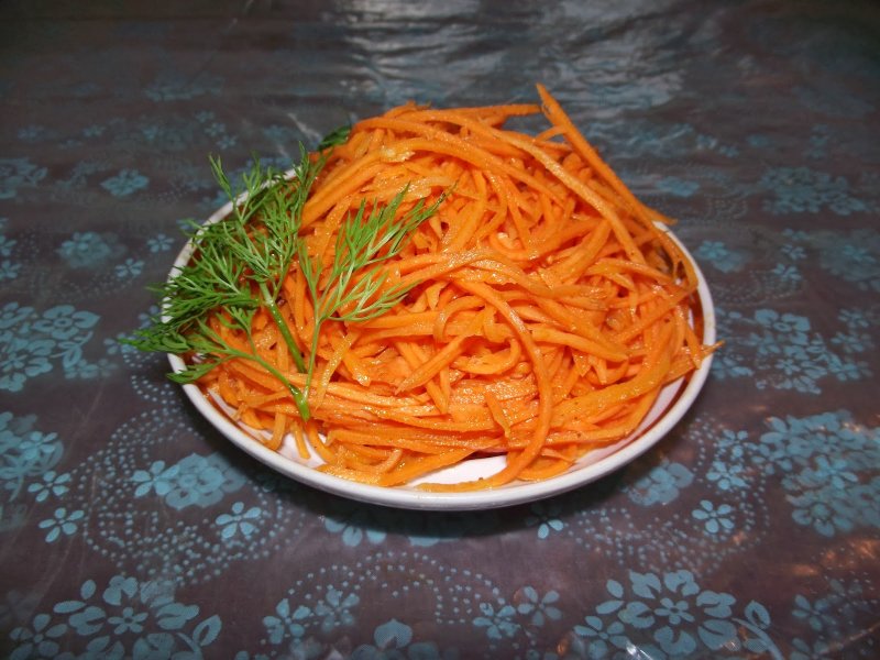 Салат из корейской морковки