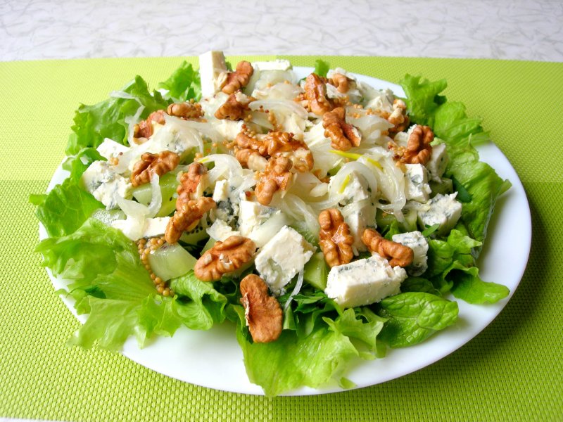 Вкусный овощной салат без майонеза