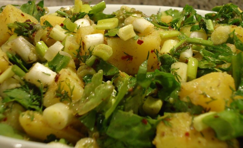 Картофельный турецкий салат