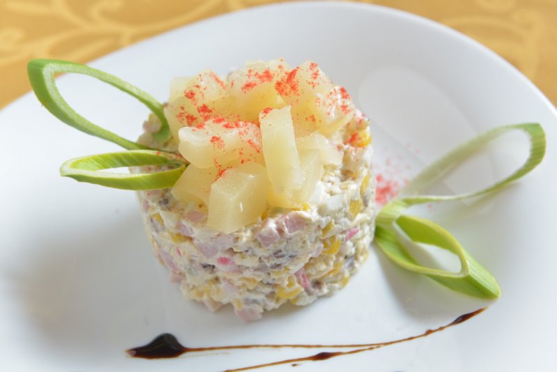 Крабовый салат в японском стиле