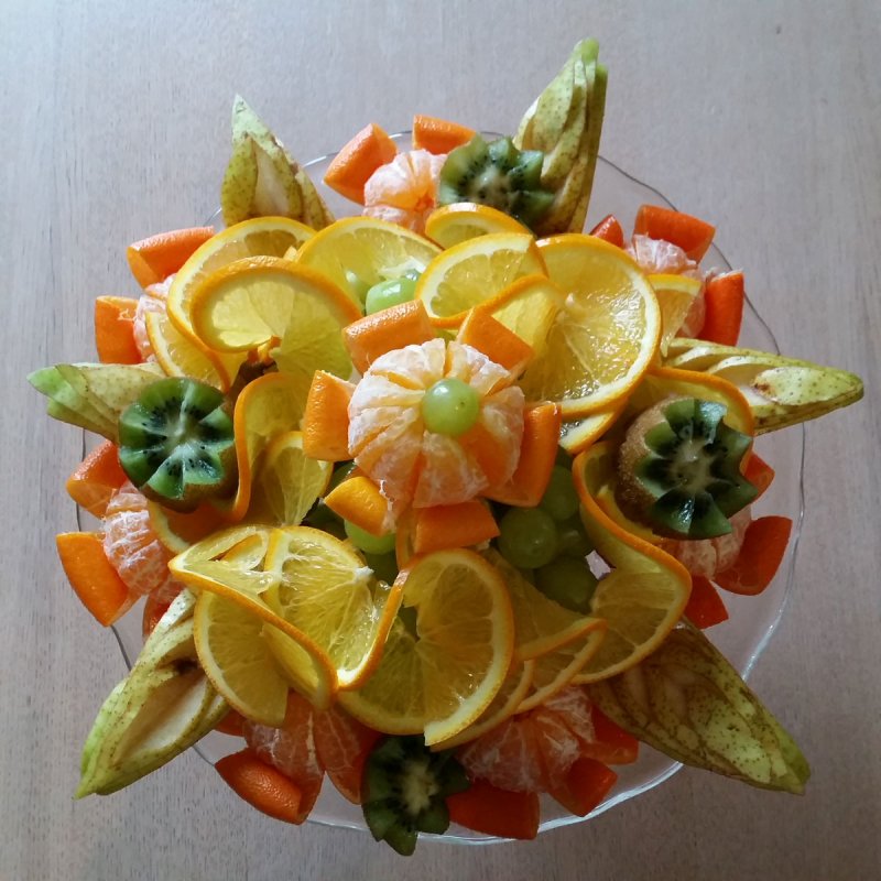 Салатик с апельсином