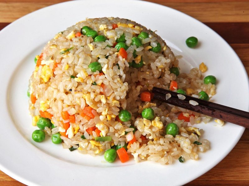Рис по китайски с яйцом калории