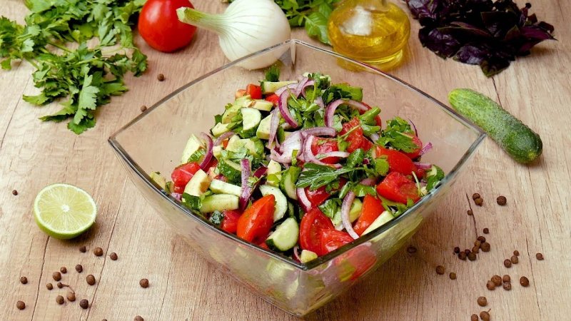 Овощной салат для детей