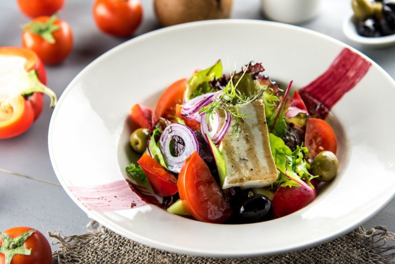 Греческий салат  Greek Salad ресторан
