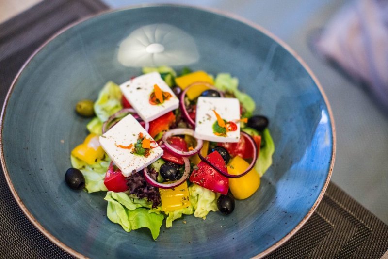 Греческий салат без оливок