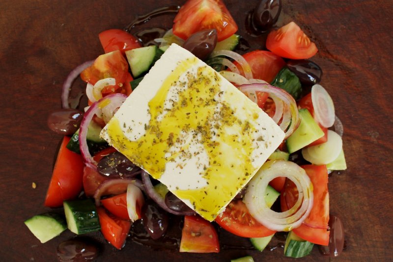 Греческий салат фон