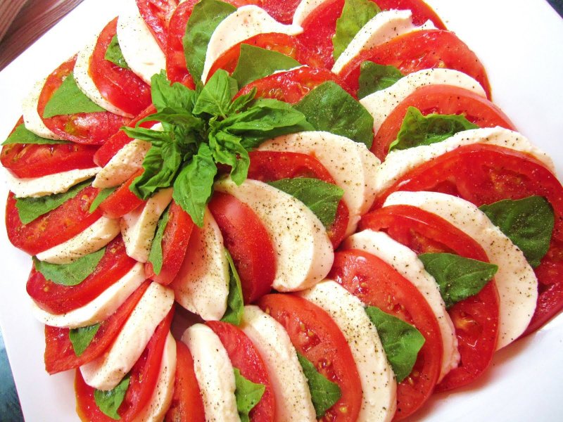 Красивые блюда с помидорами