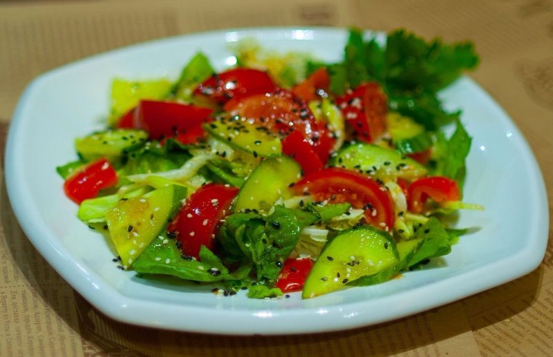 Овощной салат для школьников