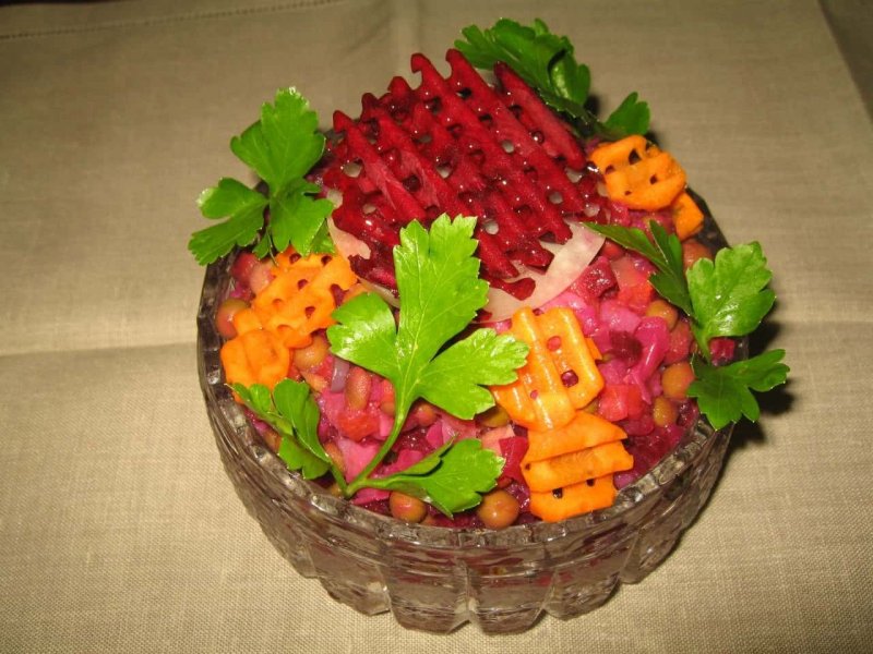 Салат маринованные овощи