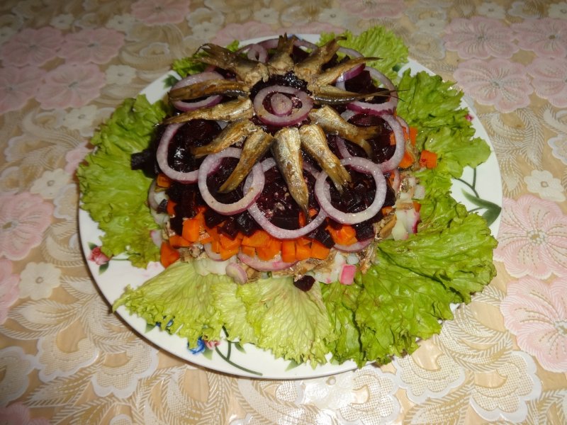 Новый легкий салат на день рождения