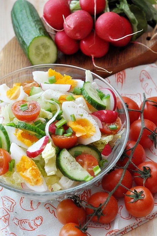 Салат из овощей на праздничный стол рецепты с фото