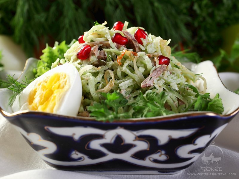 Узбекский салат Бахор