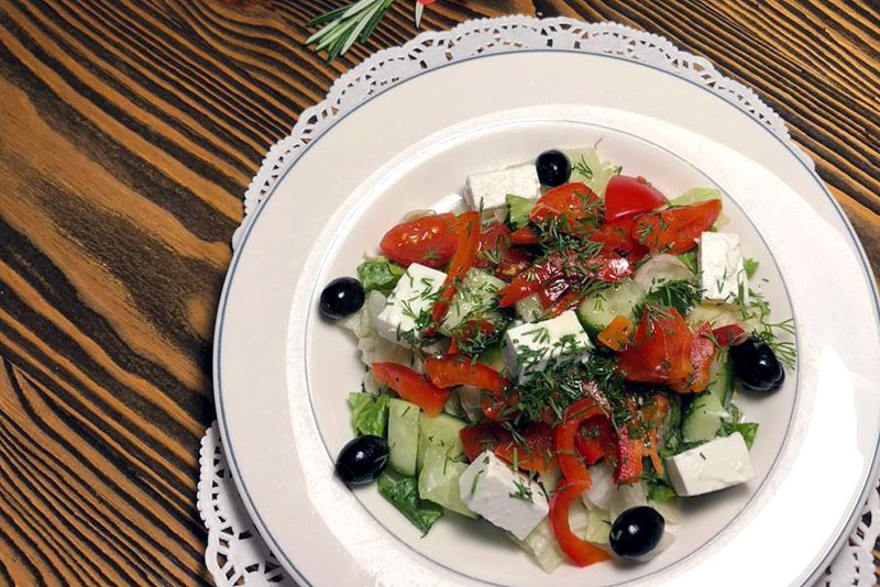 Греческий салат Рустам Тангиров