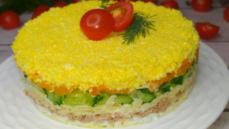 Salat Мимоза