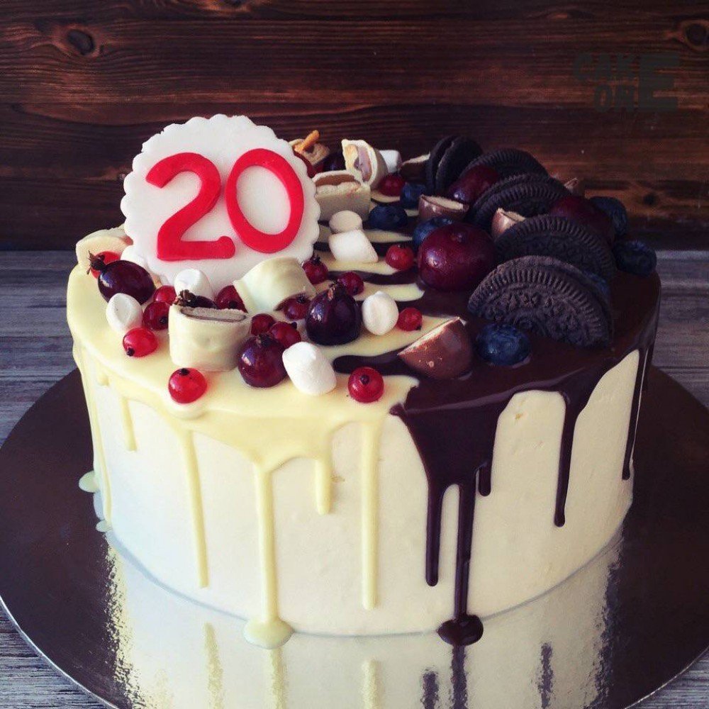 Тортик на день рождения девушке 20 лет