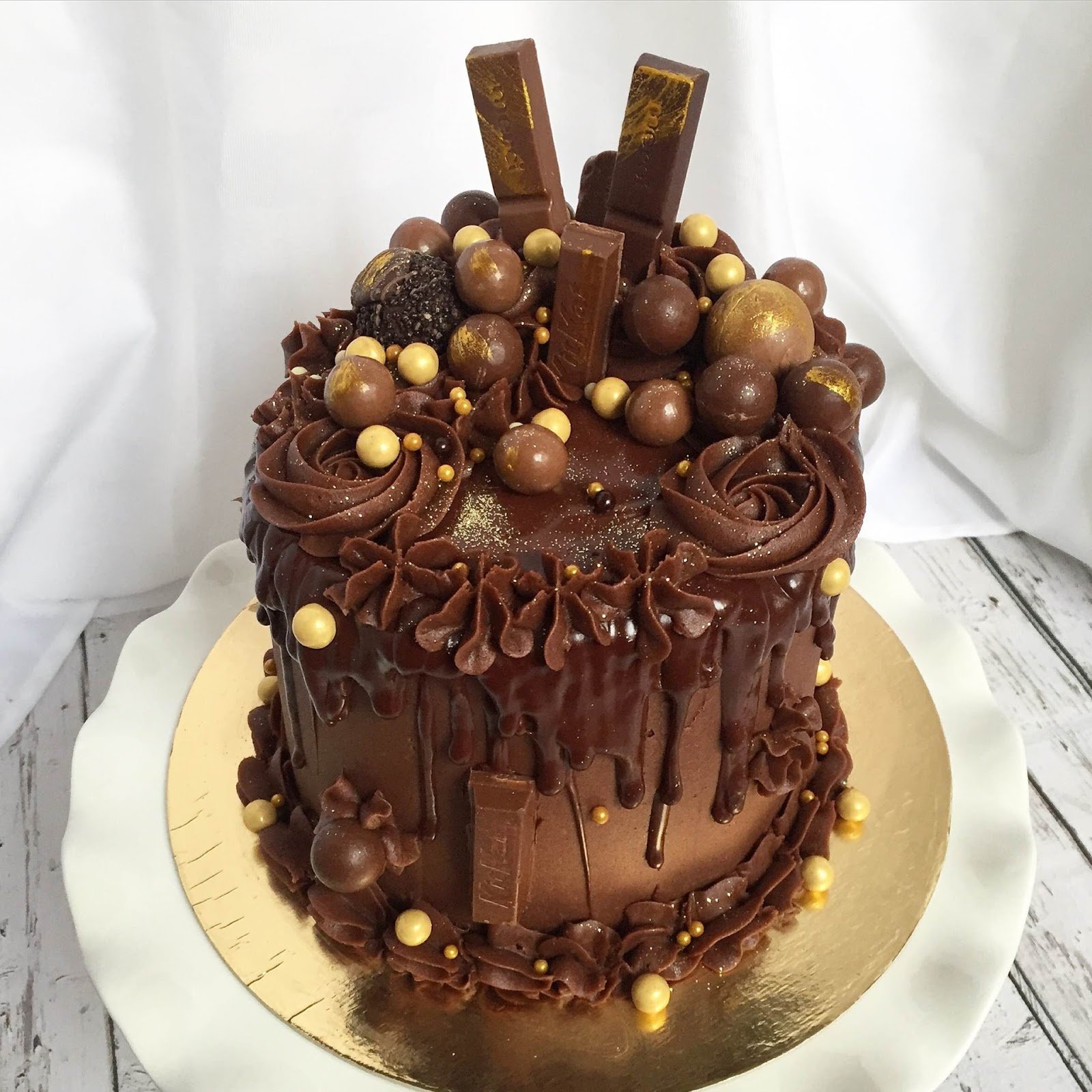 Шоколадная корзина для торта