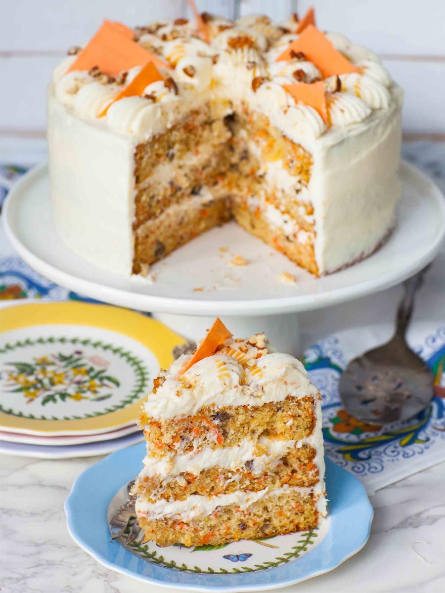 Морковный торт Мария белая