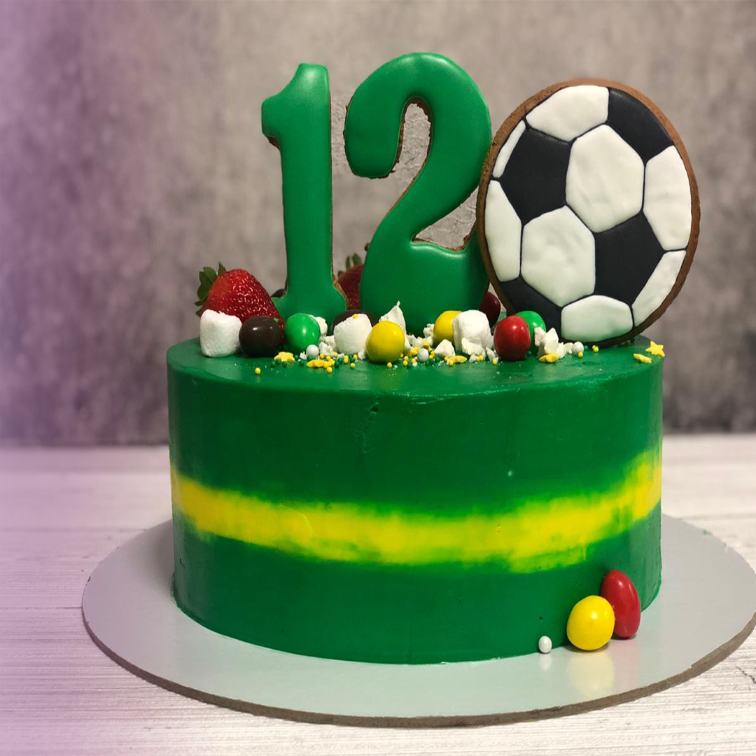 Футбольный торт для мальчика 10 лет
